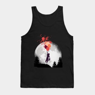 Boy and Teddy Floating Tank Top